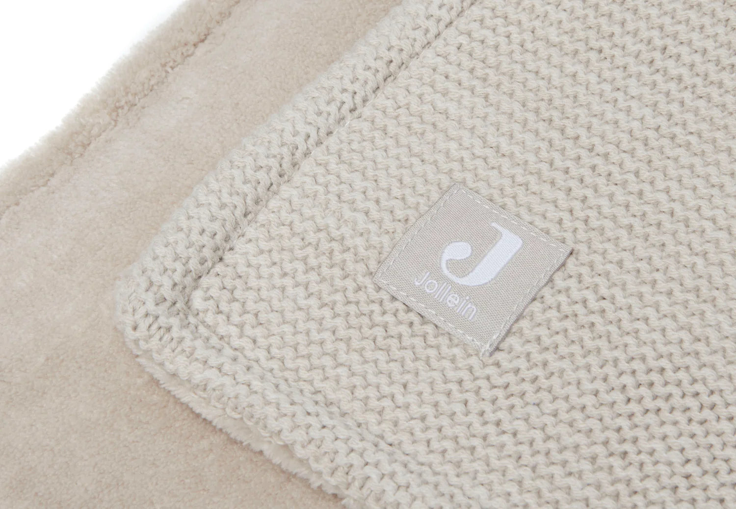 Jollein deken basic knit fleece - Nougat