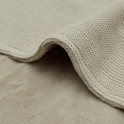 Jollein deken basic knit fleece - Olive green