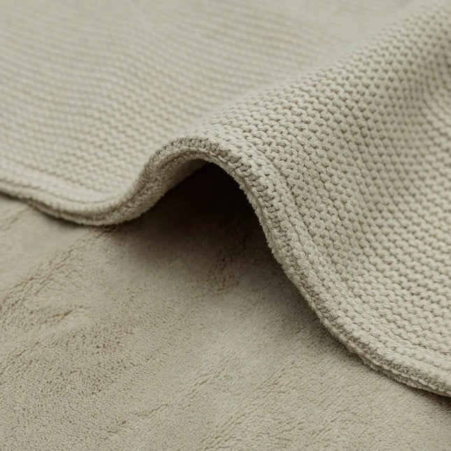 Jollein deken basic knit fleece - Olive green