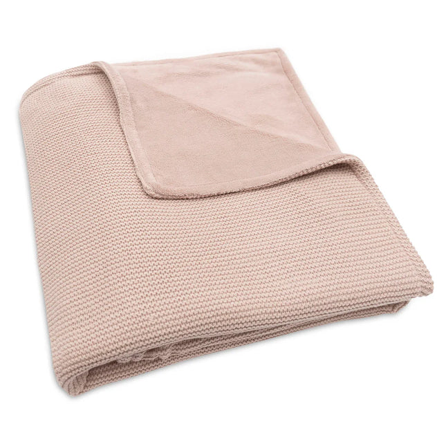 Jollein deken basic knit fleece - Wild rose