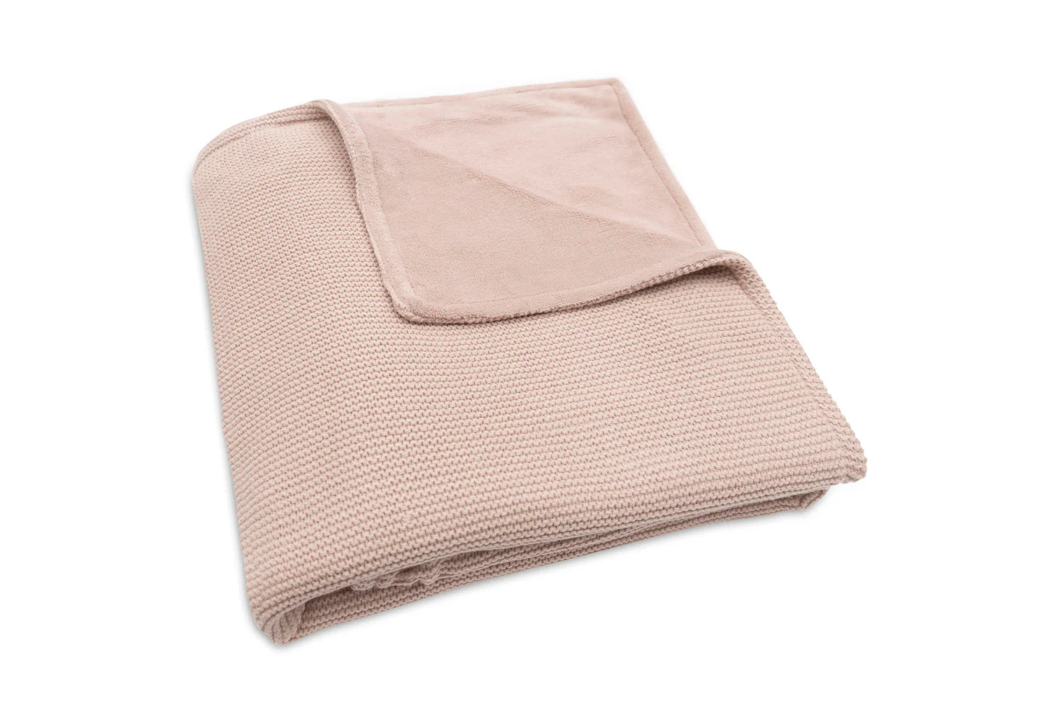 Jollein deken basic knit fleece - Wild rose