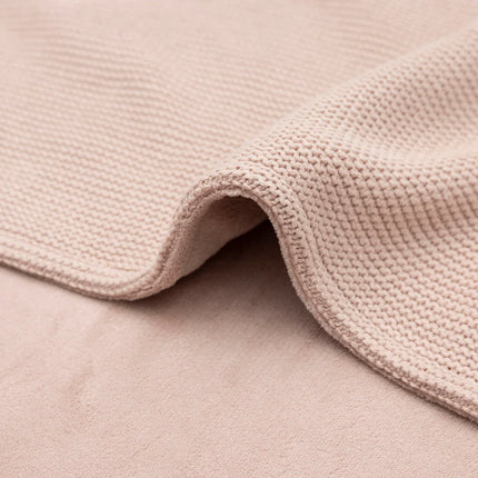 Jollein deken basic knit fleece - Wild rose