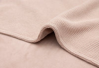 Jollein deken basic knit fleece - Wild rose