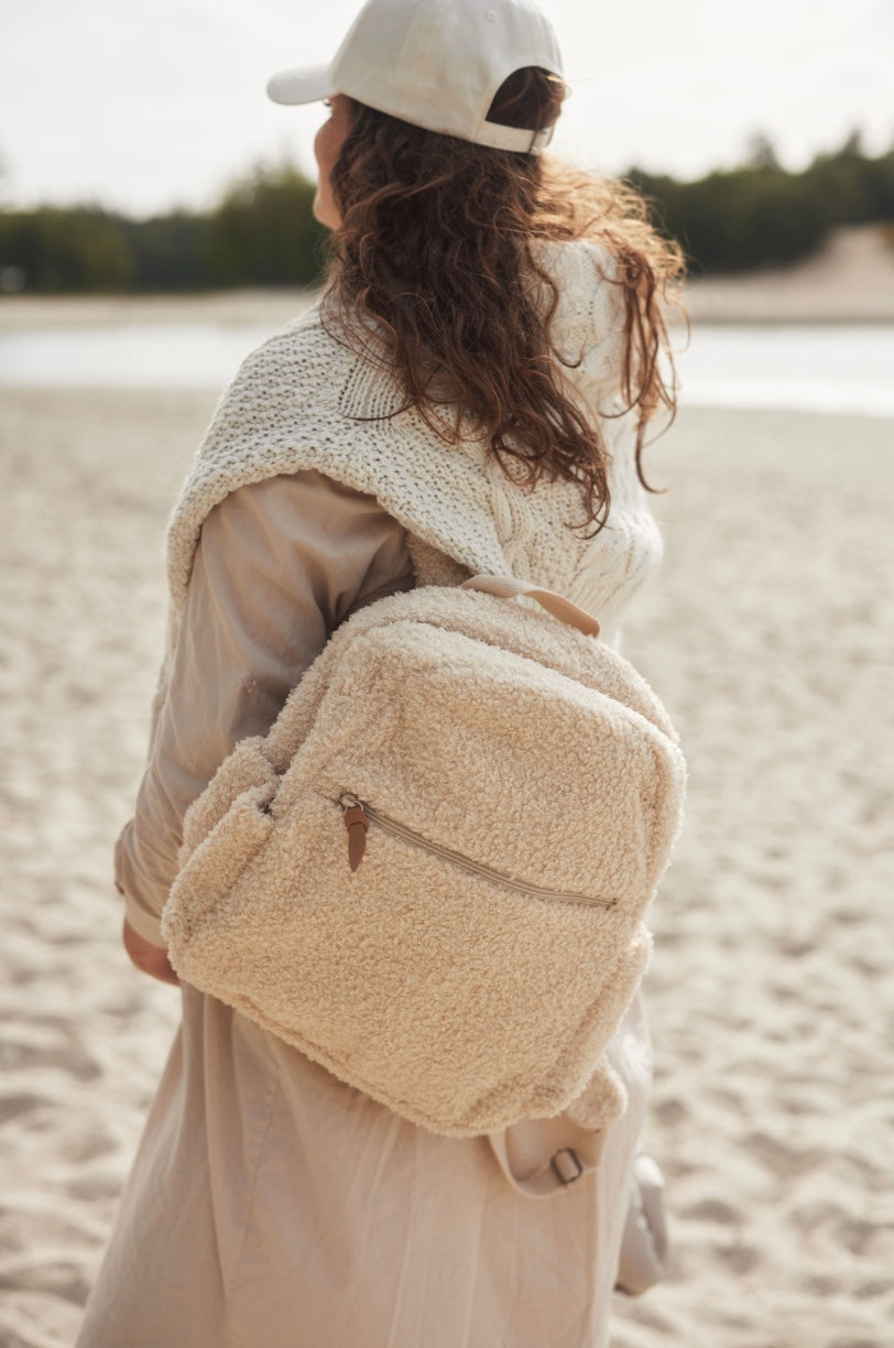 Jollein luiertas rugzak boucle - Naturel