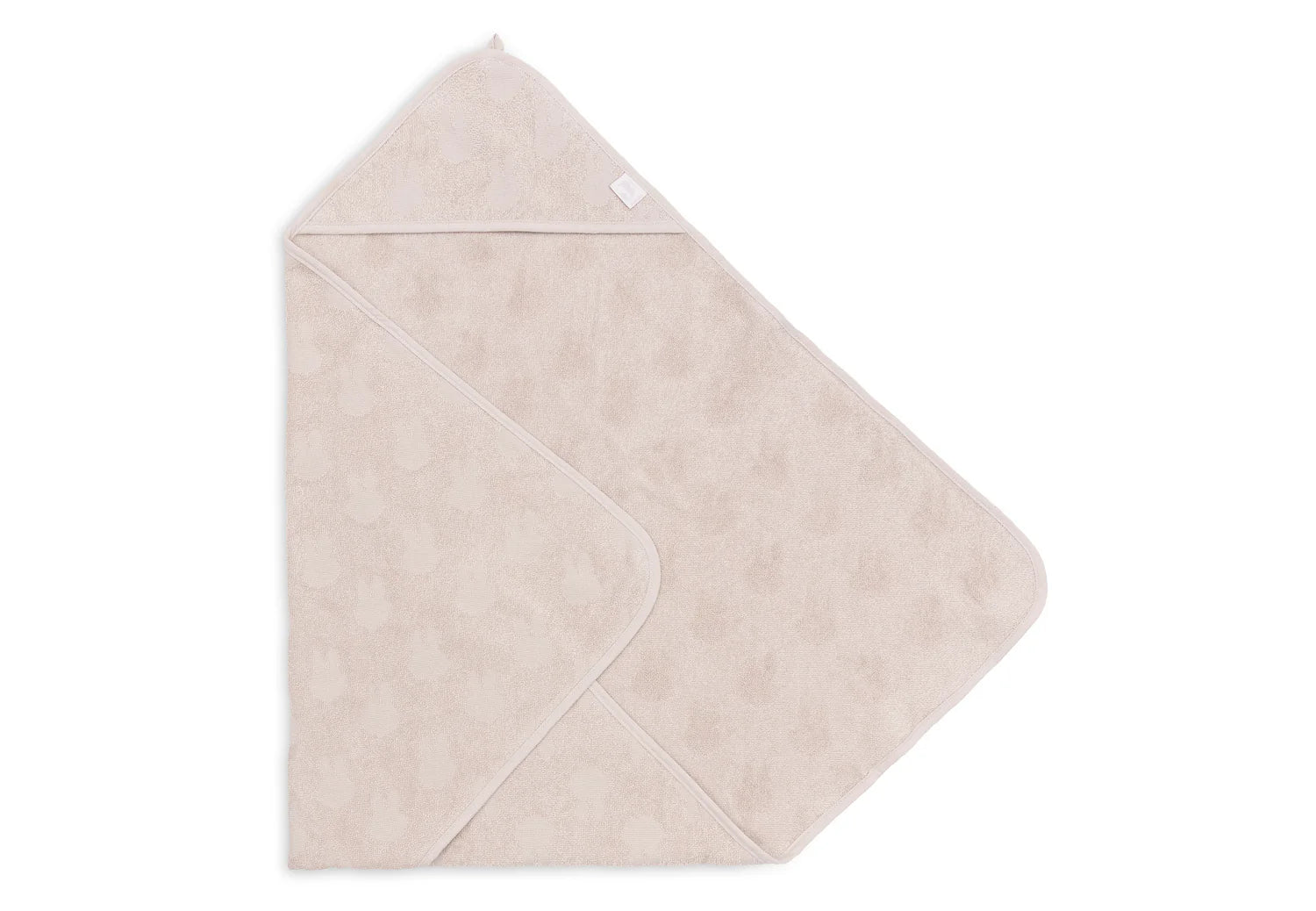 Jollein badcape 75x75 Miffy met naam - Nougat