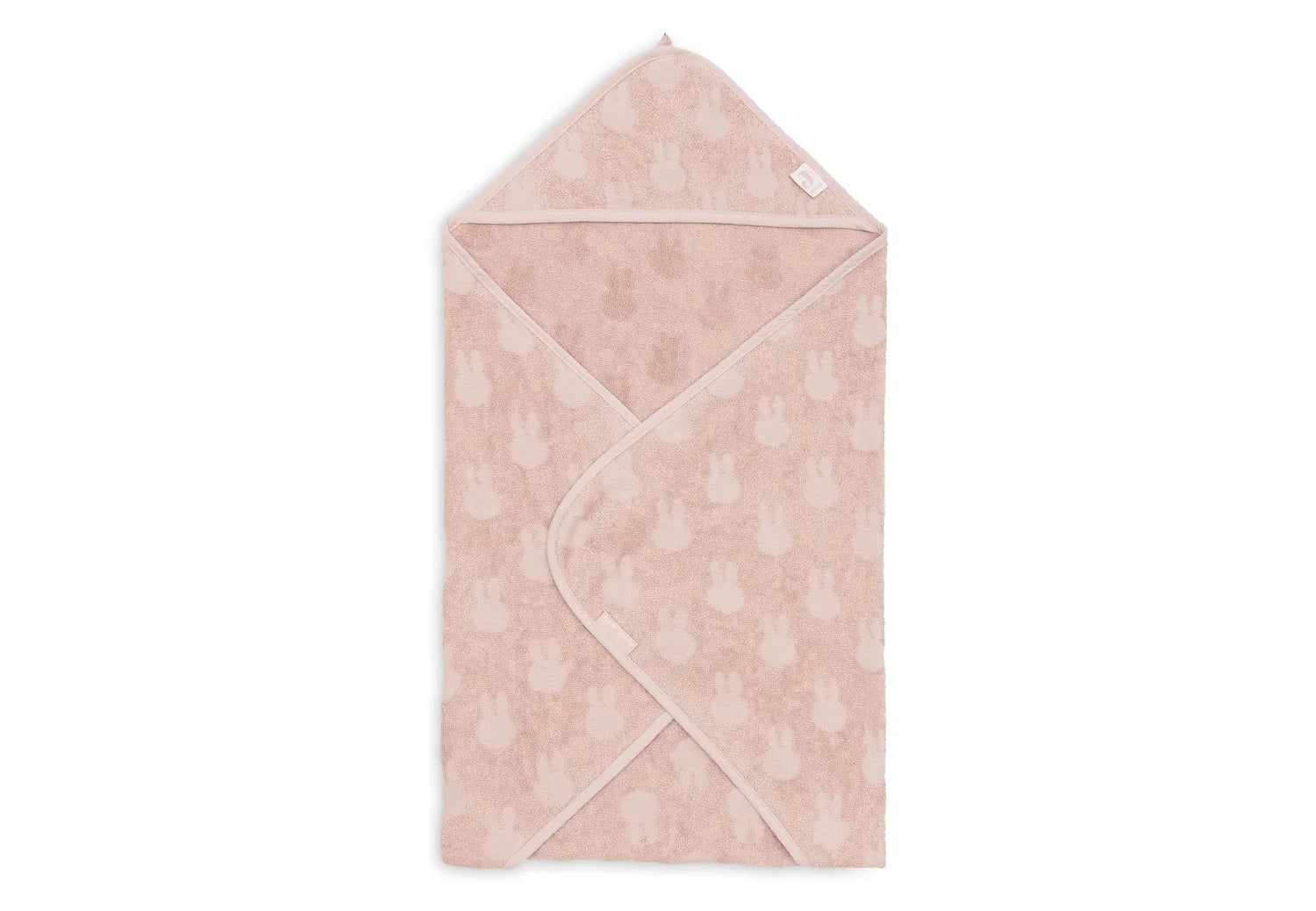 Jollein badcape 75x75 miffy - Wild rose