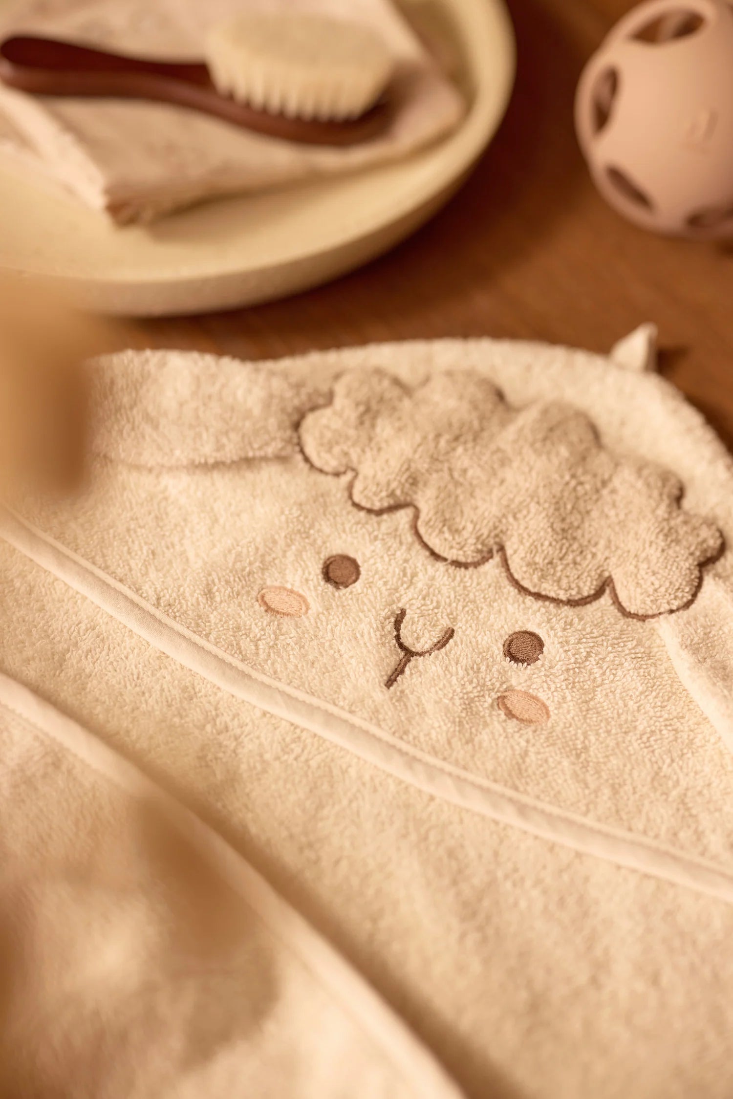 Jollein badcape 75x75 - Sheep Sonny