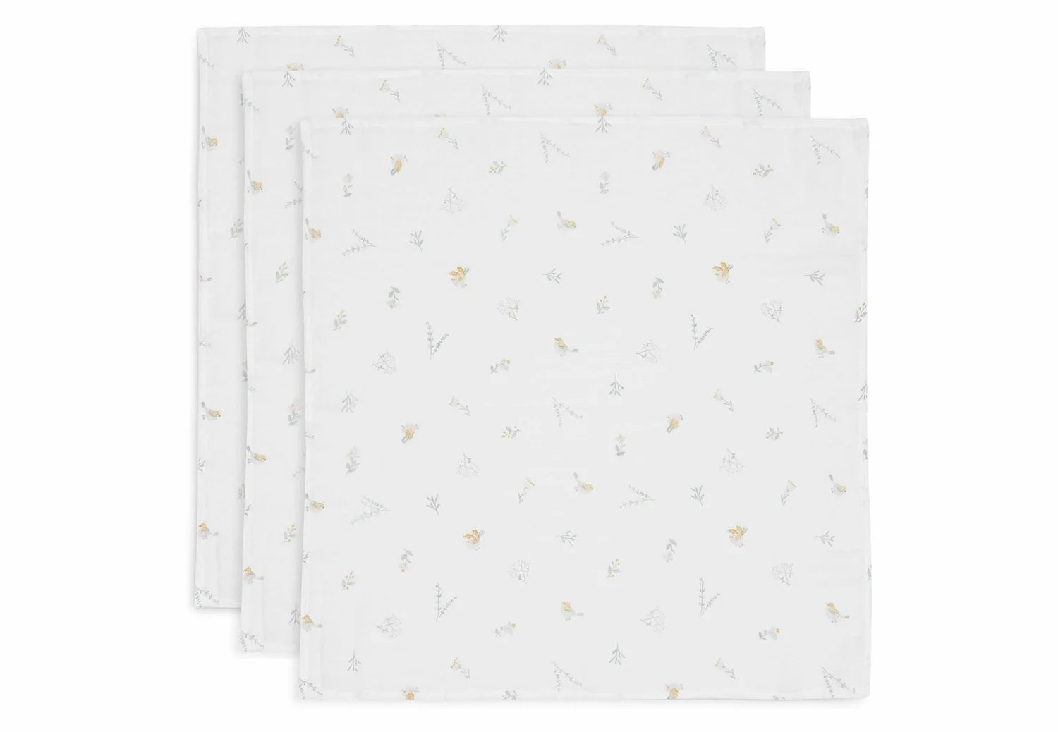 Jollein hydrofiele doeken 3pack 70x70 - Lovely birds
