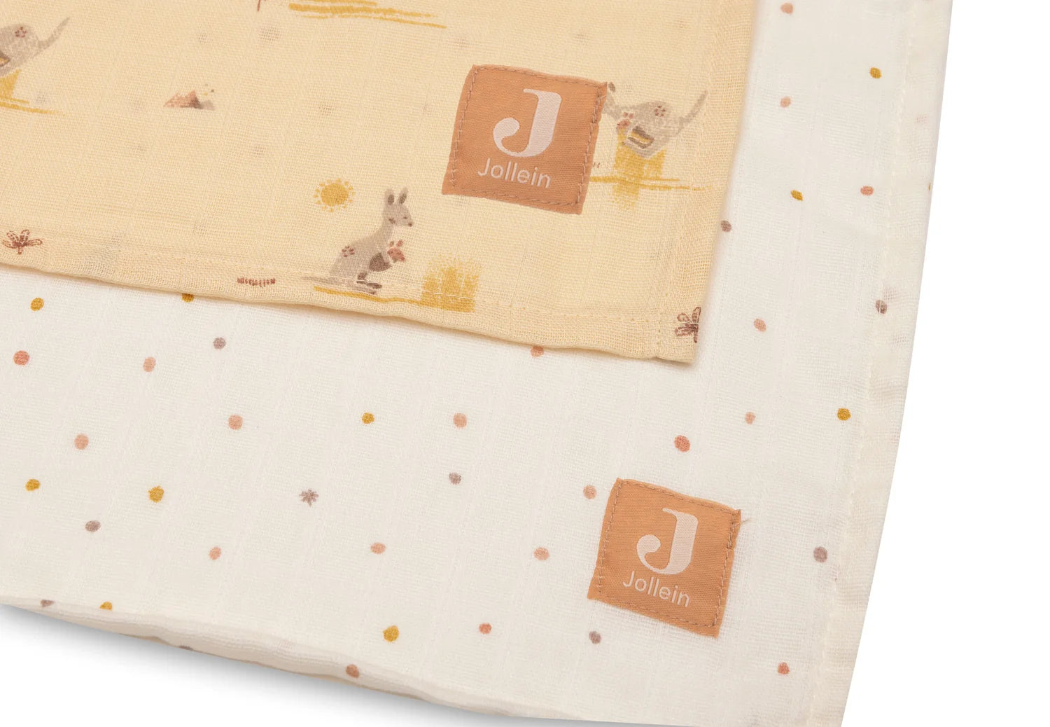 Jollein hydrofiele doeken 2pack 115x115 - Kangaroots
