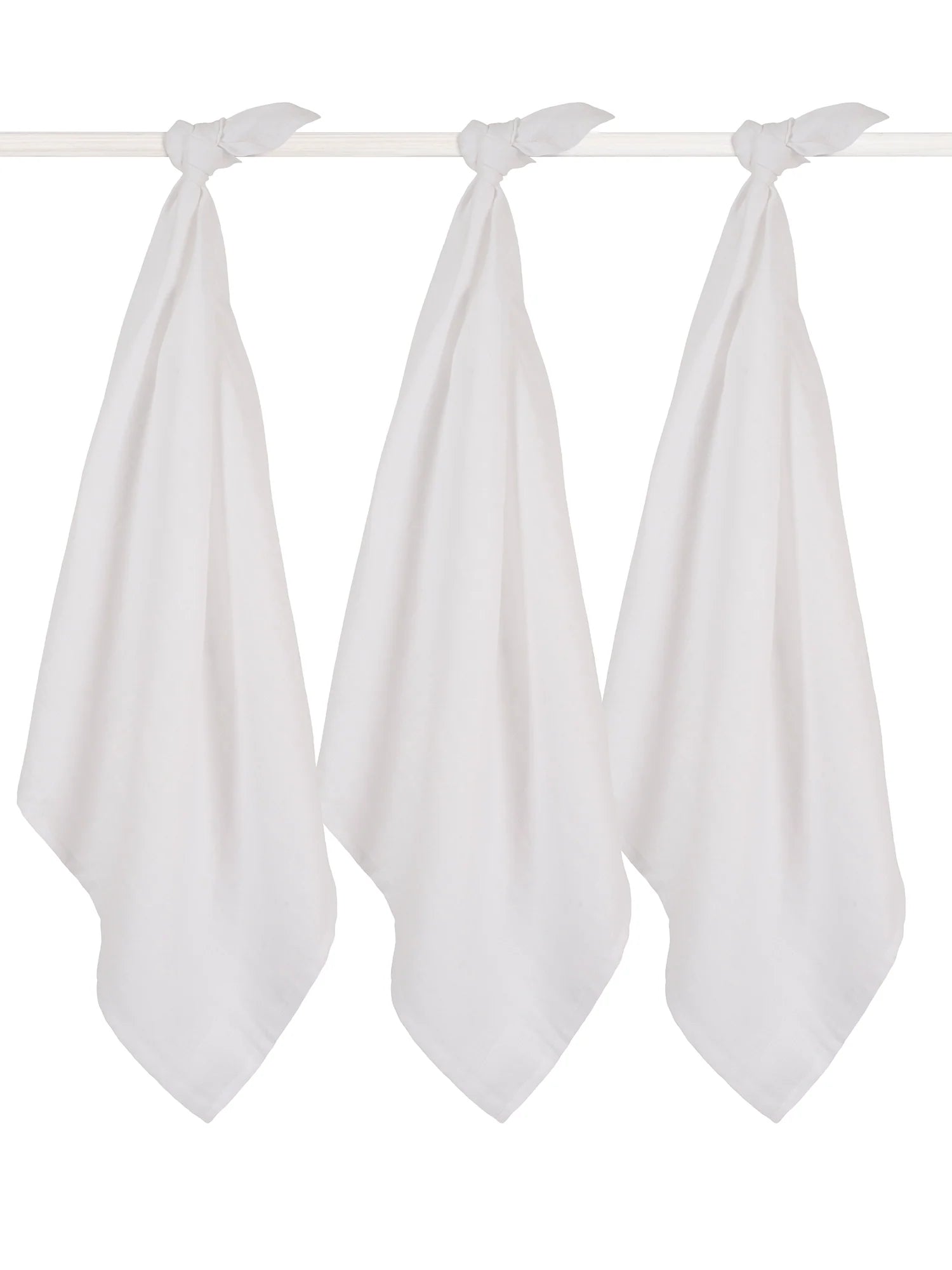 Jollein hydrofiele doeken 3-pack 70x70 - Wit
