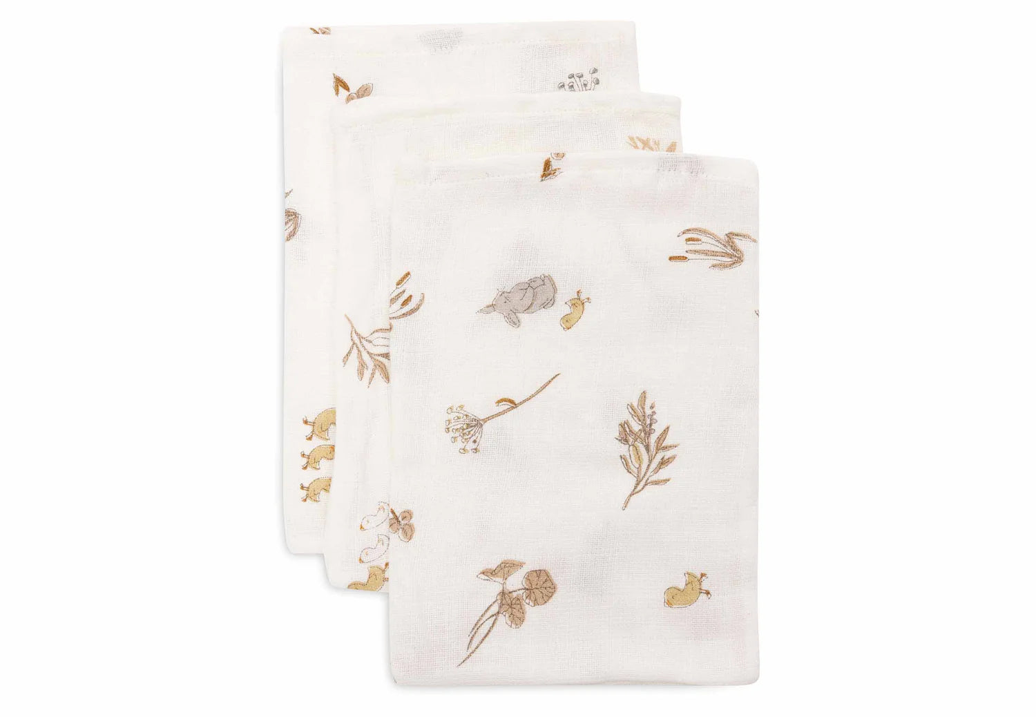Jollein hydrofiele washandjes 3-pack - Riverside