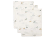 Jollein hydrofiele washandjes 3pack - On the go