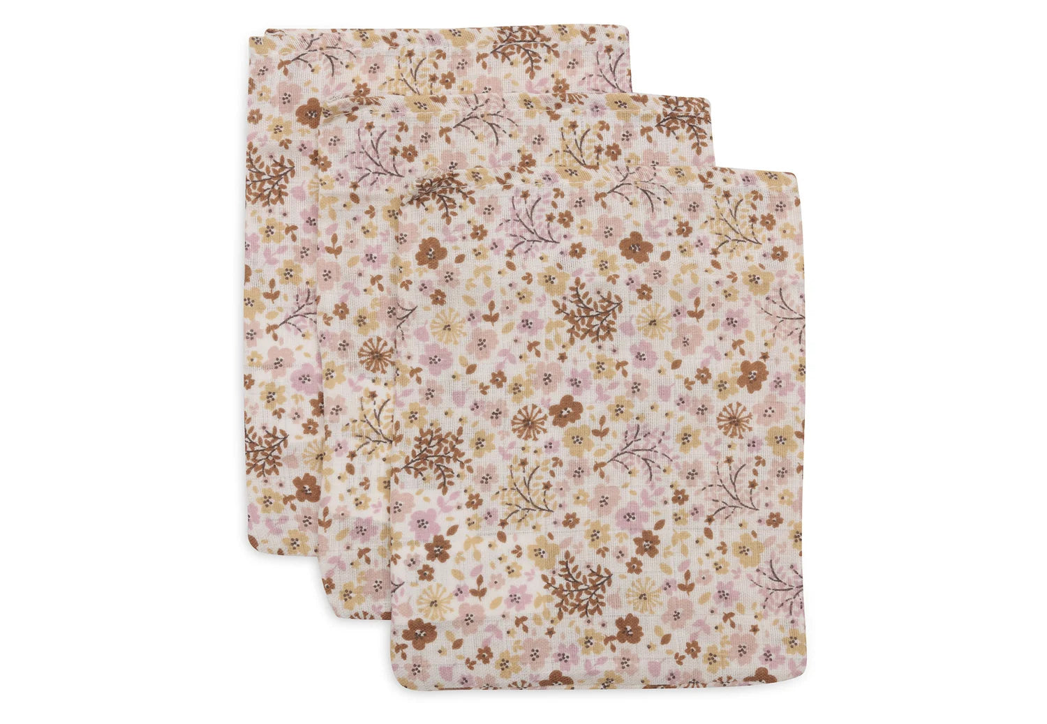 Jollein hydrofiele washandjes 3pack - Flower Fairies