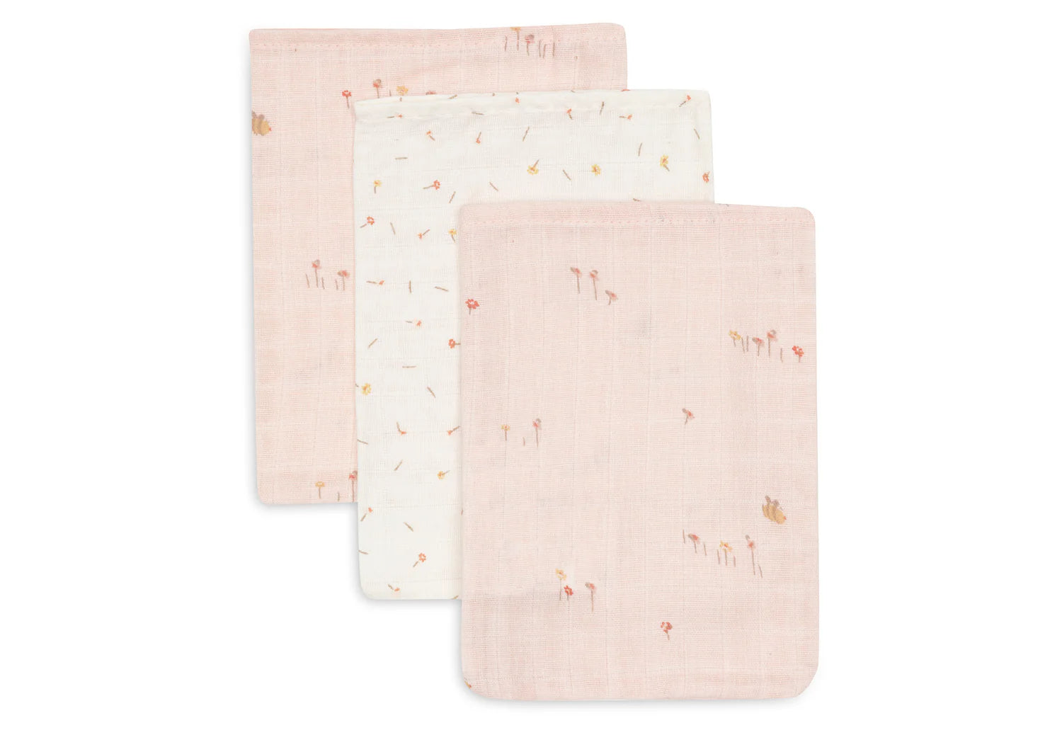 Jollein hydrofiele washandjes 3-pack - Pretty picnic