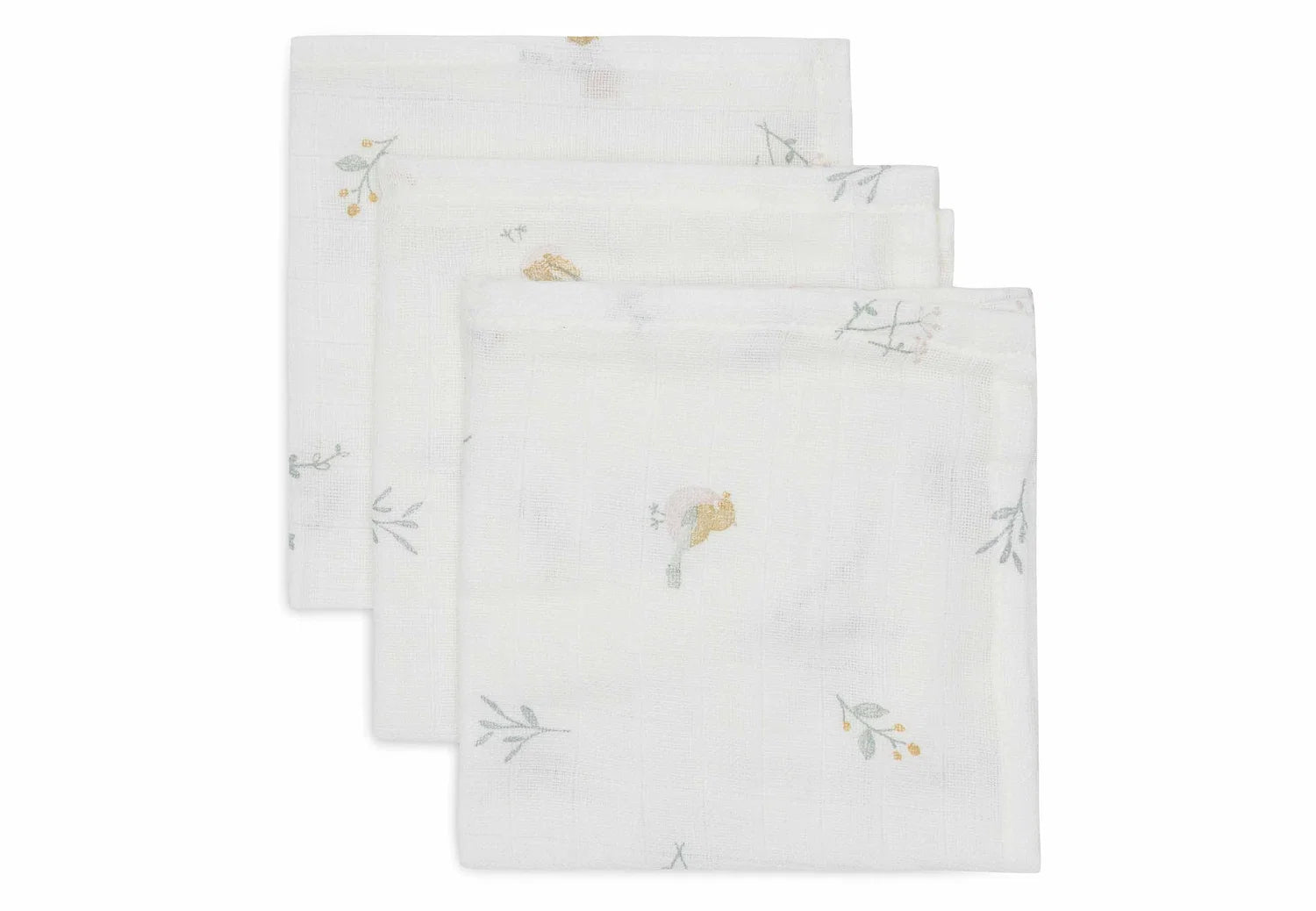 Jollein hydrofiele monddoekjes 3pack - Lovely birds