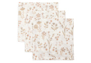 Jollein hydrofiele monddoekjes 3pack - Bloomy