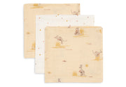Jollein hydrofiele monddoekjes 3pack - Kangaroots