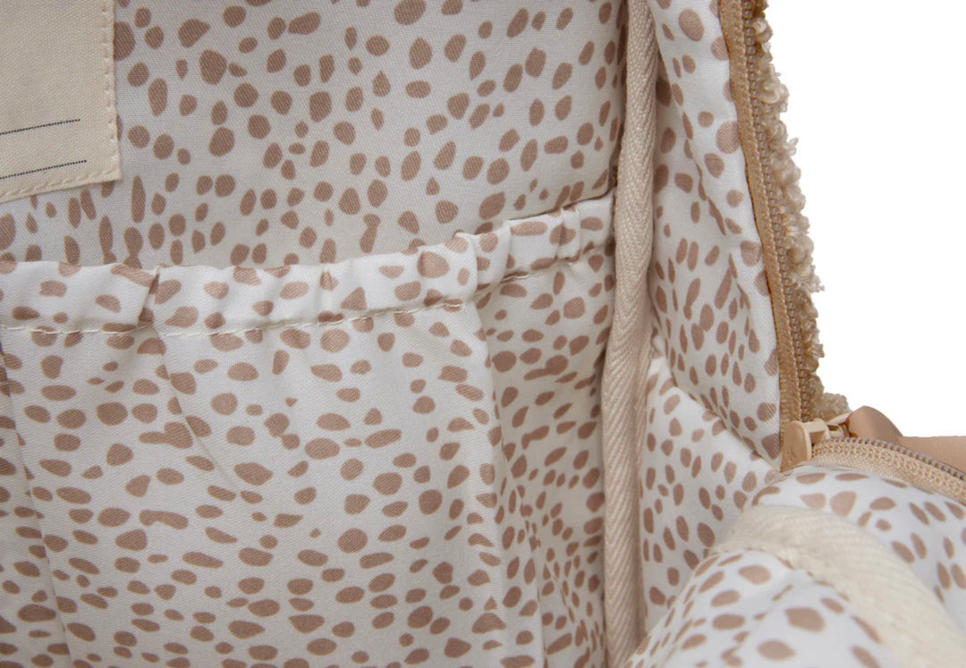 Jollein luiertas rugzak boucle - Biscuit