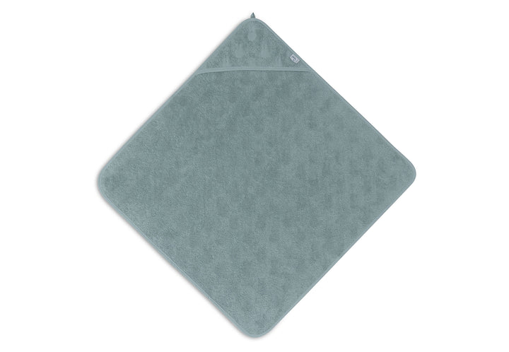 Jollein badcape badstof 75x75 miffy jacquard - Sea Green