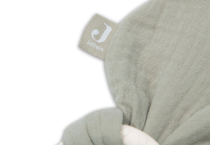 Jollein bijtring siliconen bunny ears - Olive Green