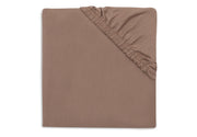 Jollein hoeslakens jersey 60x120 - Milky coffee