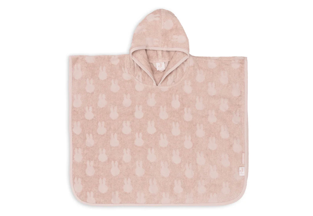 Jollein badponcho miffy jacquard - Wild Rose