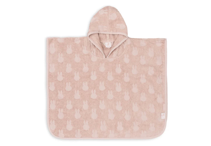 Jollein badponcho miffy jacquard - Wild Rose