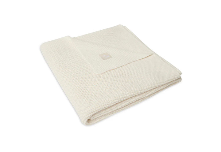 Jollein wiegdeken 75x100cm Basic Knit - Ivory