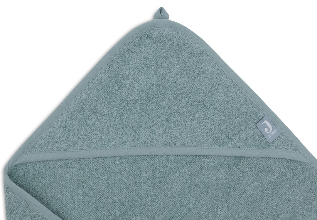 Jollein badcape badstof 75x75cm - Sea Green