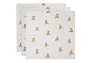 Jollein hydrofiele doek small 70x70 - Teddy Bear