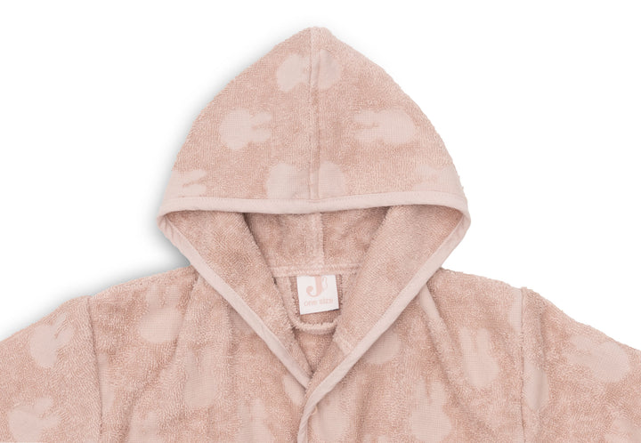 Jollein badjas 1/2 jaar miffy jacquard - Wild Rose