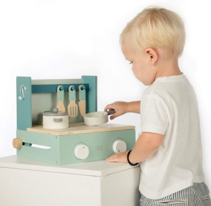 Label Label houten mini keuken - groen