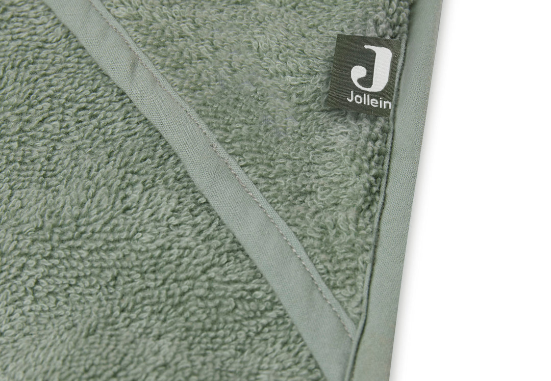 Jollein badcape 75x75 - Ash green