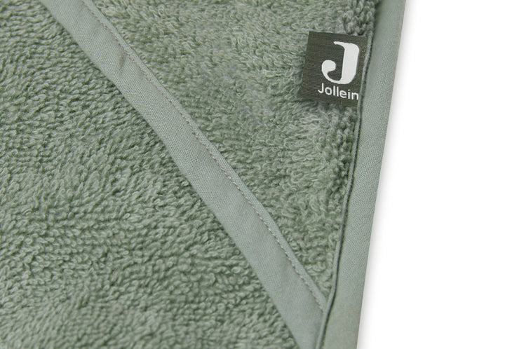 Jollein badcape 75x75 - Ash green