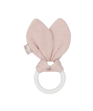 Jollein bijtring siliconen bunny ears - Wild Rose