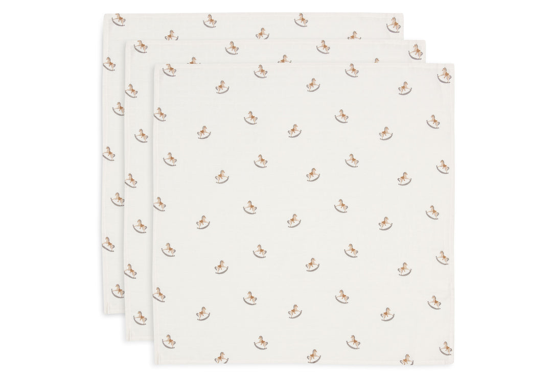 Jollein hydrofiele doeken 3-pack 70x70 - Nostalgic ride