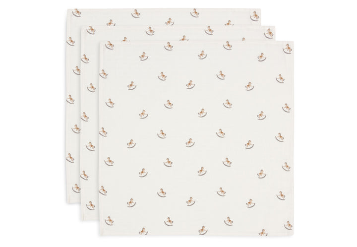 Jollein hydrofiele doeken 3-pack 70x70 - Nostalgic ride