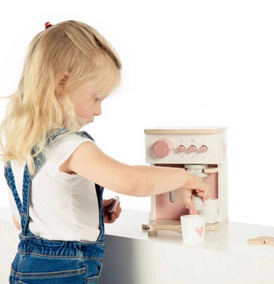 Label Label espresso machine - roze