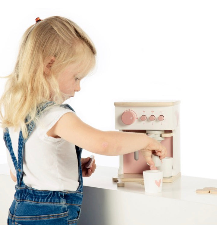 Label Label espresso machine - roze