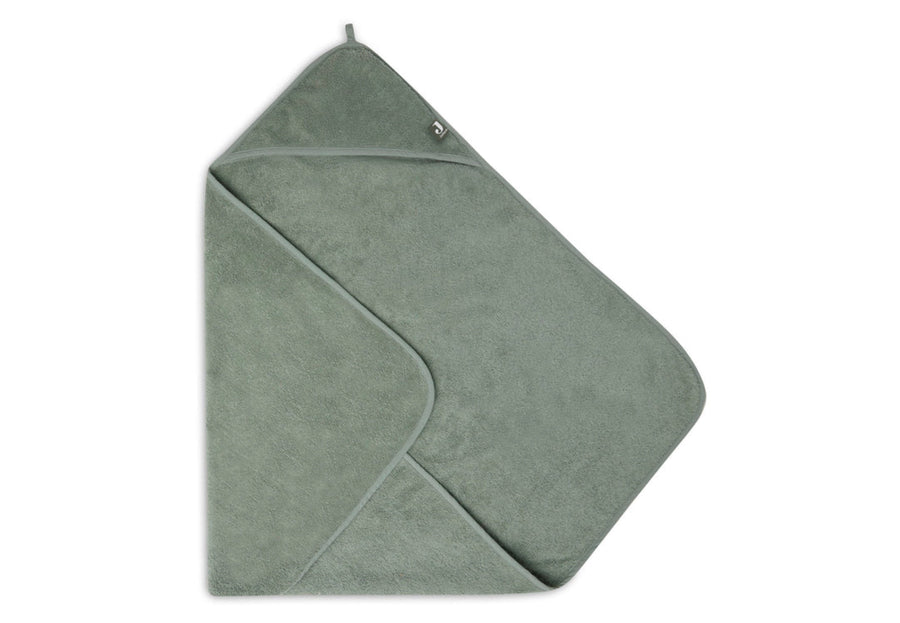 Badcape badstof 75x75cm - Ash Green