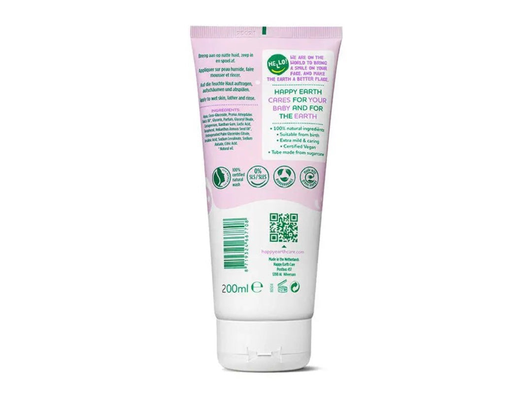 Happy Earth - creme olie wasgel 200ml
