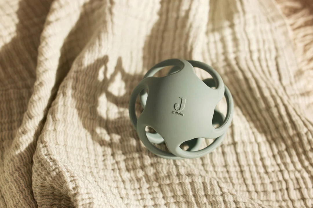 Jollein bijtring bal siliconen - Sea Green