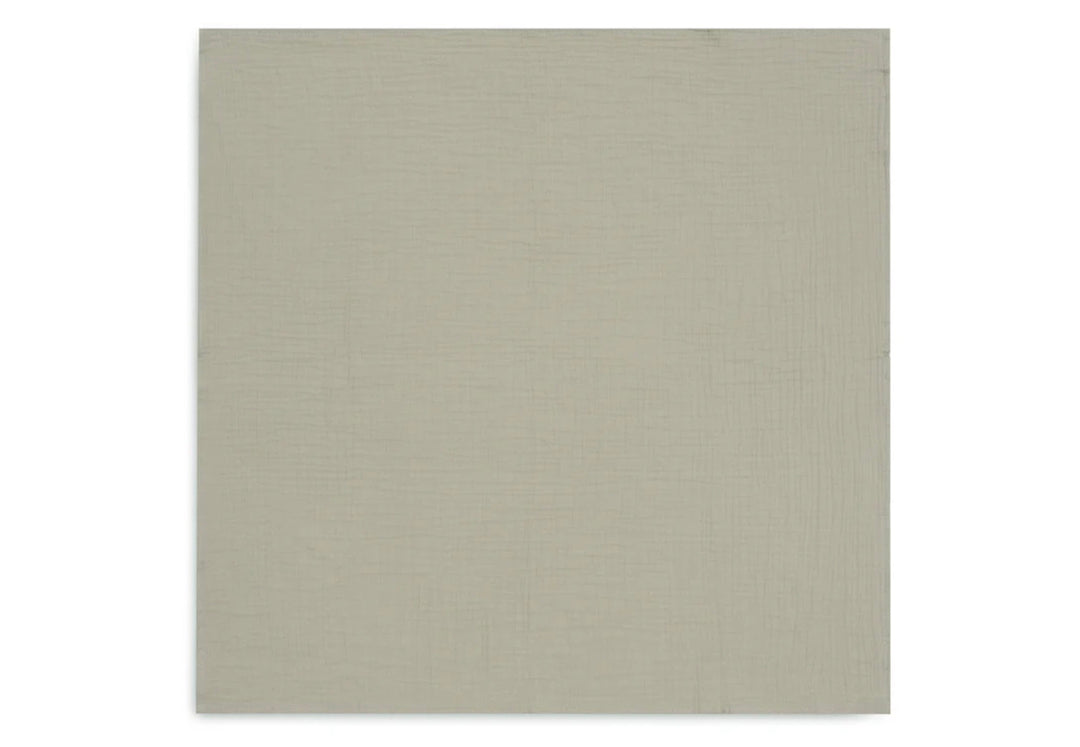 Jollein hydrofiele doek small 70x70cm - Olive green/Ivory - 4 stuks