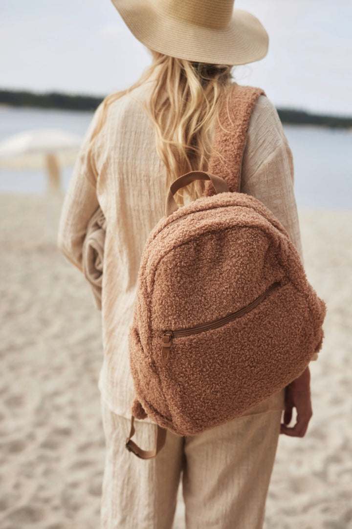 Jollein luiertas rugzak boucle - Biscuit