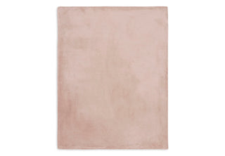 Jollein wiegdeken 75x100cm Basic Knit - Wild Rose/Fleece