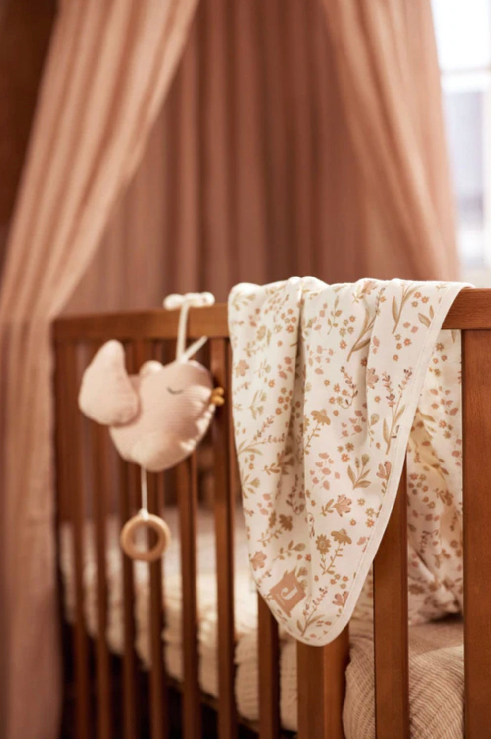 Wiegdeken jersey 75x100cm - Bloomy