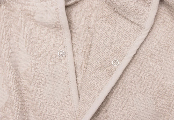 Jollein badjas 3/4 jaar miffy jacquard - Nougat