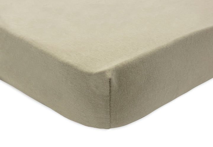 Jollein hoeslaken jersey 60x120cm - Olive Green - 2 Stuks