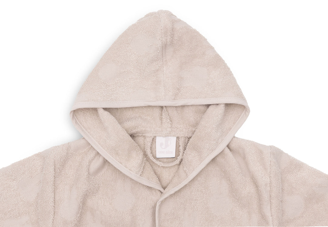 Jollein badjas 1/2 jaar miffy jacquard - Nougat