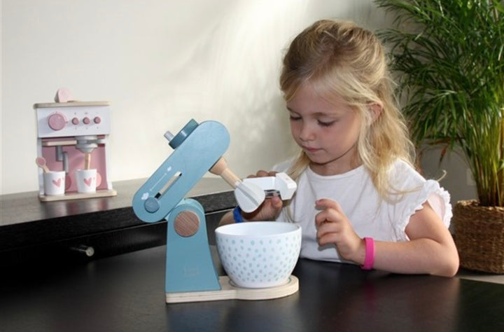 Label Label houten mixer - groen
